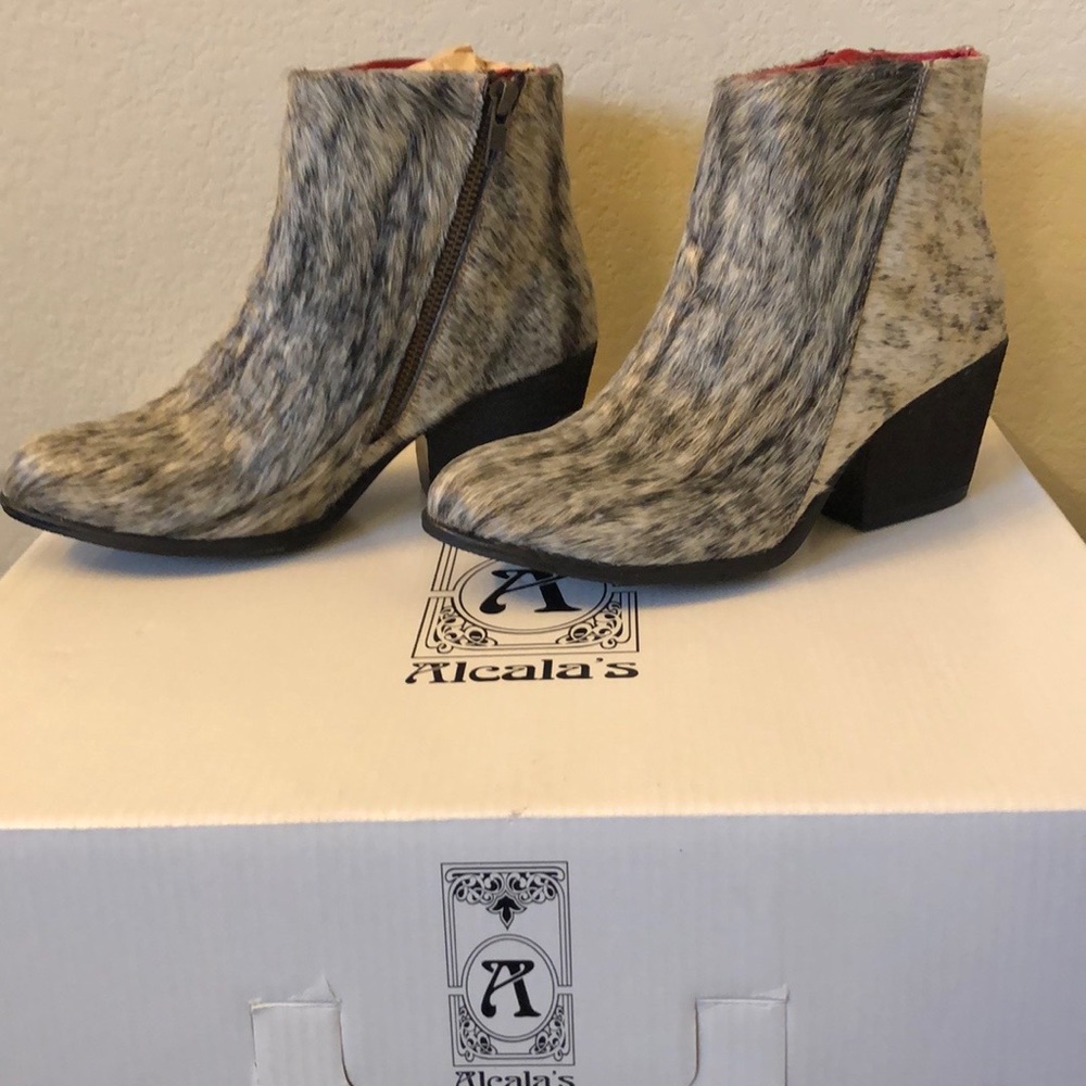 New Ladies Cow Hair Boots